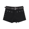 High Waist Skinny Fit With Button Details For Teen Girls Summer Wear