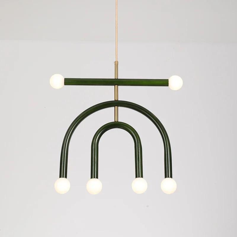 Chandelier Simple Art B&B Hotel Front Desk Studio Kindergarten Children's Contrast Color Restaurant Bar Counter Bedroom