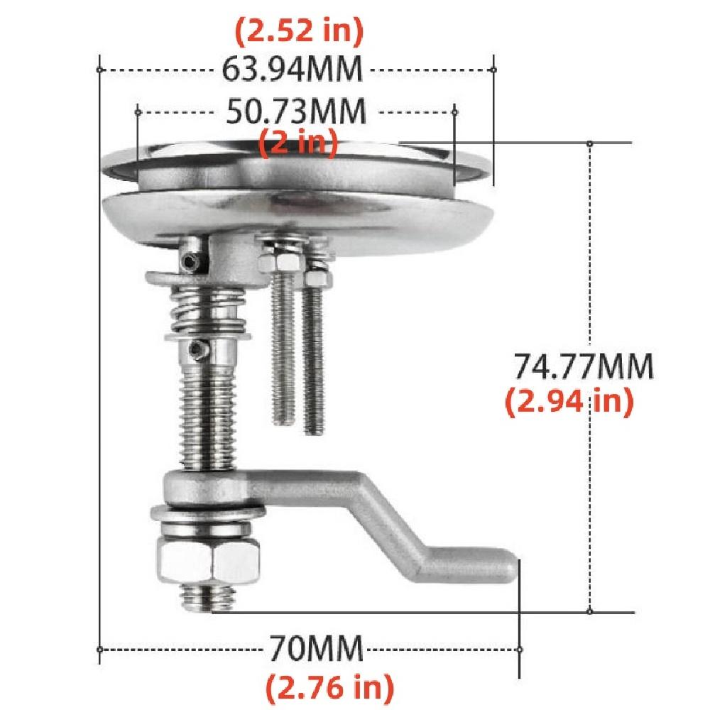 

Защелка люка из нержавеющей стали для морского судна, кольцо-защелка для ручки люка на палубе, ручка для крышки люка на палубе, аксессуары для яхт