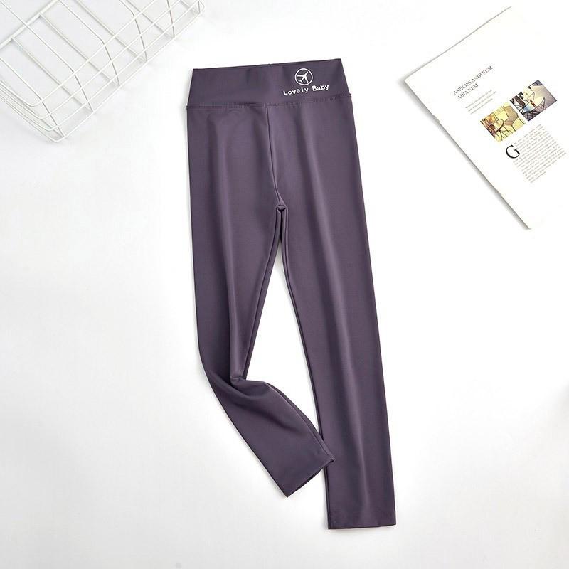 Girls' High-Waisted Shark Leggings - Spring/Autumn Korean Style Yoga Pants for Kids