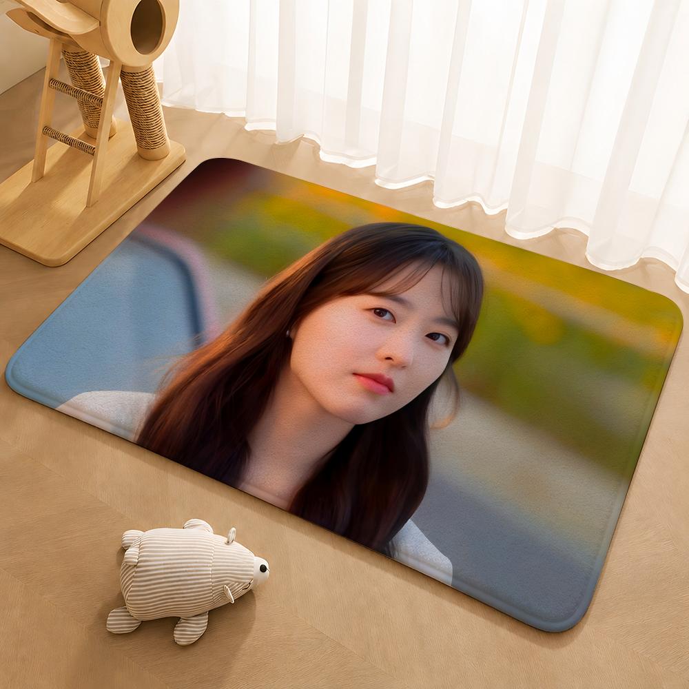 Korean TV series Melo Movie Floor Mat Floor Mat Soft Flannel Non-Slip Door Rug for Living Room