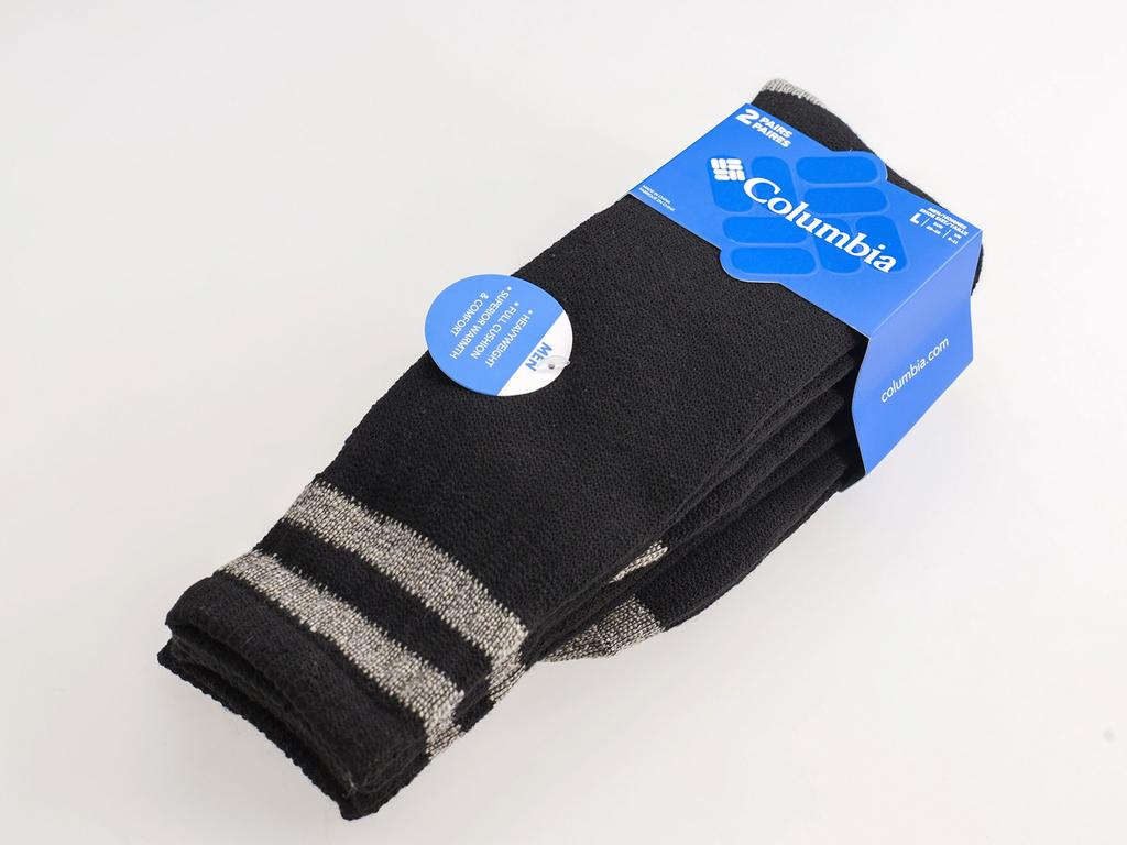 Columbia Lifestyle Boot Socks 2-Pack C1174B Size 37-41