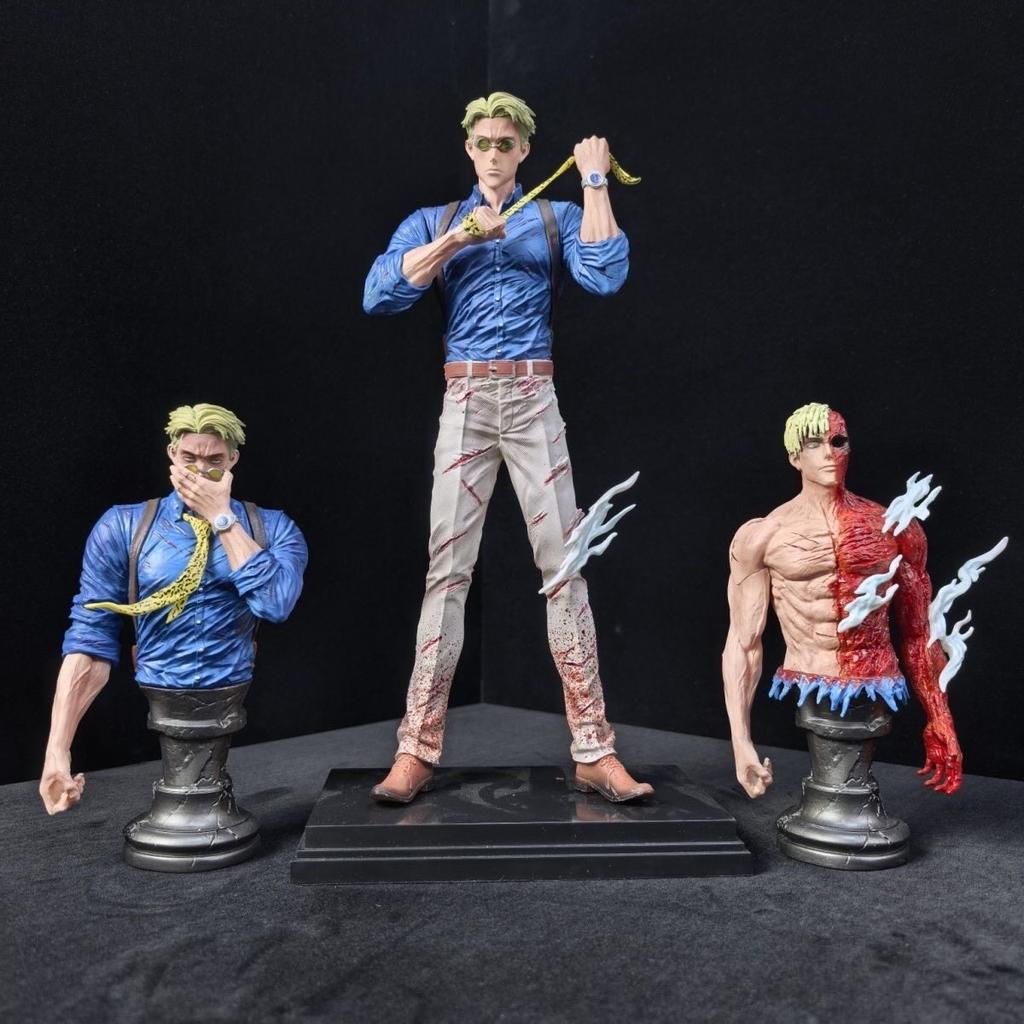 30cm Jujutsu Kaisen Kento Nanami Action Figures Battle Damaged Ver Anime Model Toy Pvc Statue Desk Collectible Decor Gift