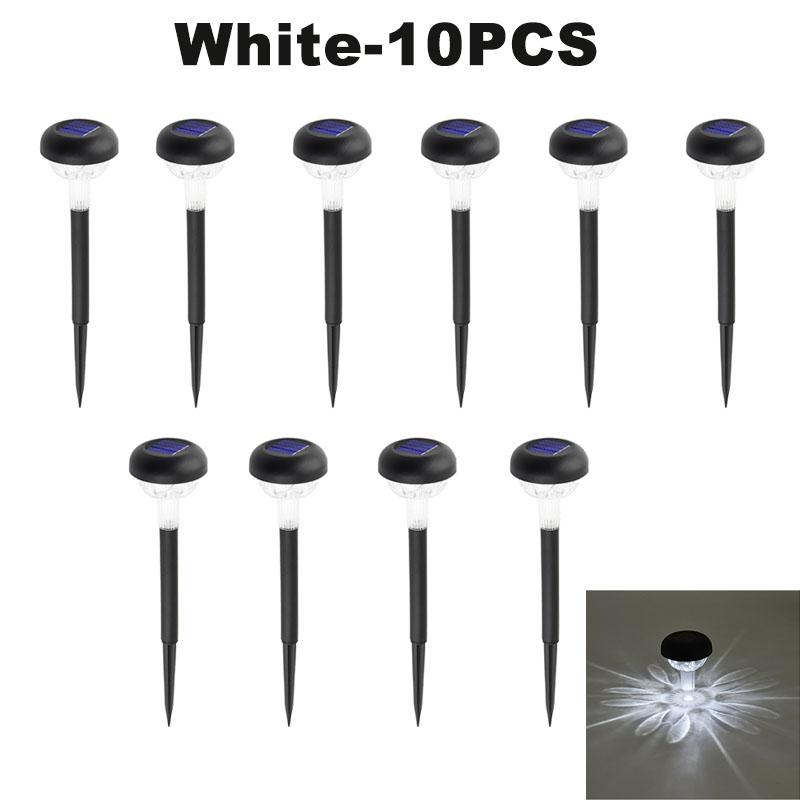 10Packs Solar Outdoor Lights, LED Solar Powered Garden Lights, IP65 Waterproof Solar Pathway Lights For Yard/ Landscape