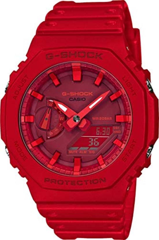 Casio G-SHOCK GA-2100-4A Red Men's Analog-Digital Sports Quartz Watch (International Shipping)