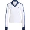 Originals Sporty & Rich Collaboration SS24 Comfortable Fashion V-Neck Soccer Jersey Women Tops White JI9276