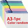 Carpeta de Archivo de Plástico Impermeable con Cremallera para Documentos de Papel Tamaño A3/A4 Estuche para Lápices Bolígrafos Caja Archivo Bolsa de Almacenamiento de Documentos para Oficina Material Escolar