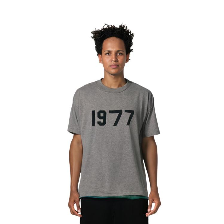 Fear of God Essentials SS22 T-Shirt 1977 'Dark Oatmeal' Men's FOG-SS22-296
