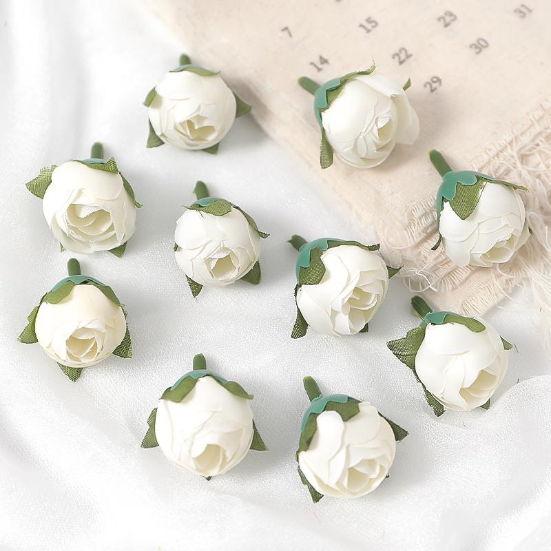 10/30Pcs Rose Artificial Flowers Head Silk Fake Flowers For Home Room Decor Party Table Wedding Decoration DIY Wreath Accessorie