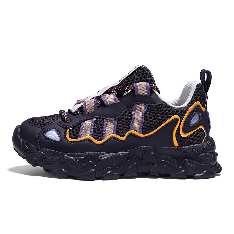 Fashion Leather Girl's Sports Shoes Autumn and Winter Children's Platform Sneakers Breathable Kids Running Shoes zapatos niña