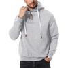 Herren Winter Hoodie Reißverschluss Halboffen Stehkragen Einfarbig Locker Pullover Sport Top Elastische Bündchen Halten Warm Alltagskleidung