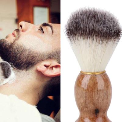 Βούρτσα ξυρίσματος Ξύλινη λαβή Συσκευή Καθαρισμού Γενειάδων Προσώπου Βούρτσα Ασφαλείας ξυραφιού