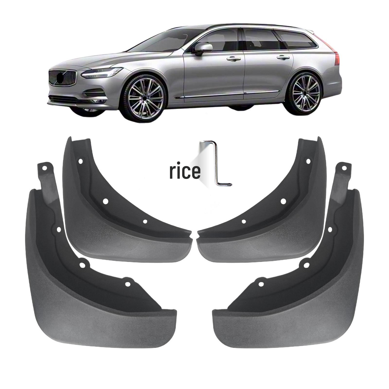 

Стандартные брызговики Volvo V90 - Совместимы с трансграничными моделями 31cm x 28cm x 13cm