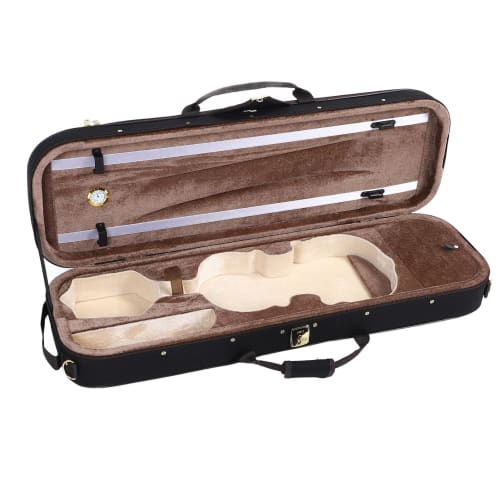 4/4 Size Violin Box with Hygrometer and Hardshell Violin Storage Case