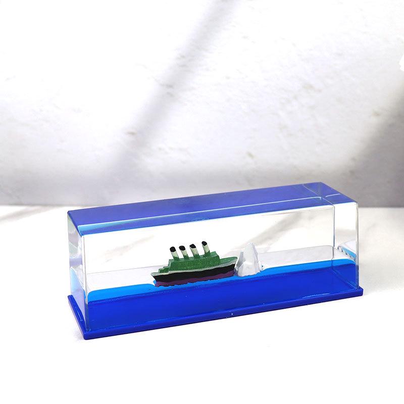 Unsinkable Pirate Ship Ornament: Titanic & Black Pearl Design