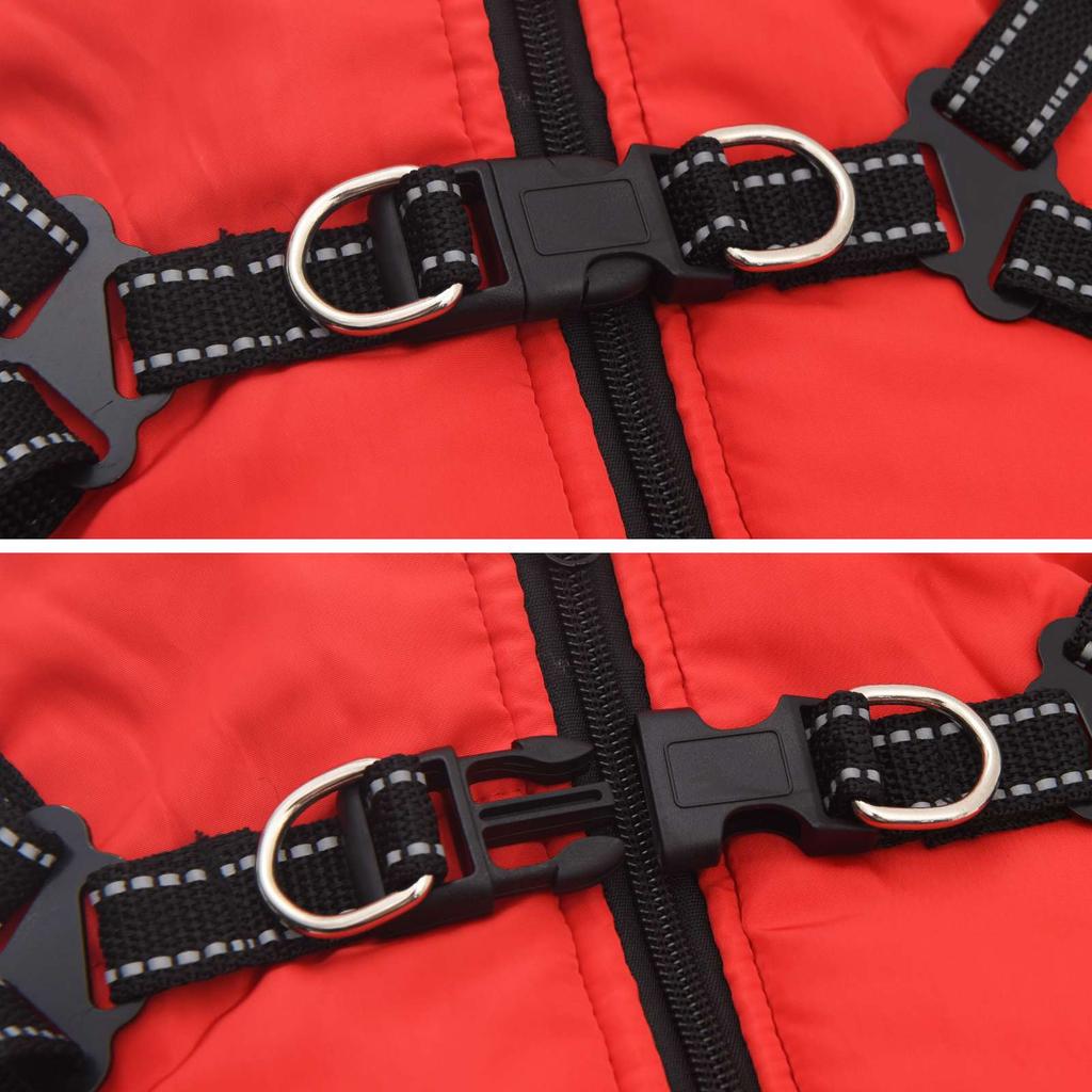 Red Dog Coat L36 Fleece and Polyester