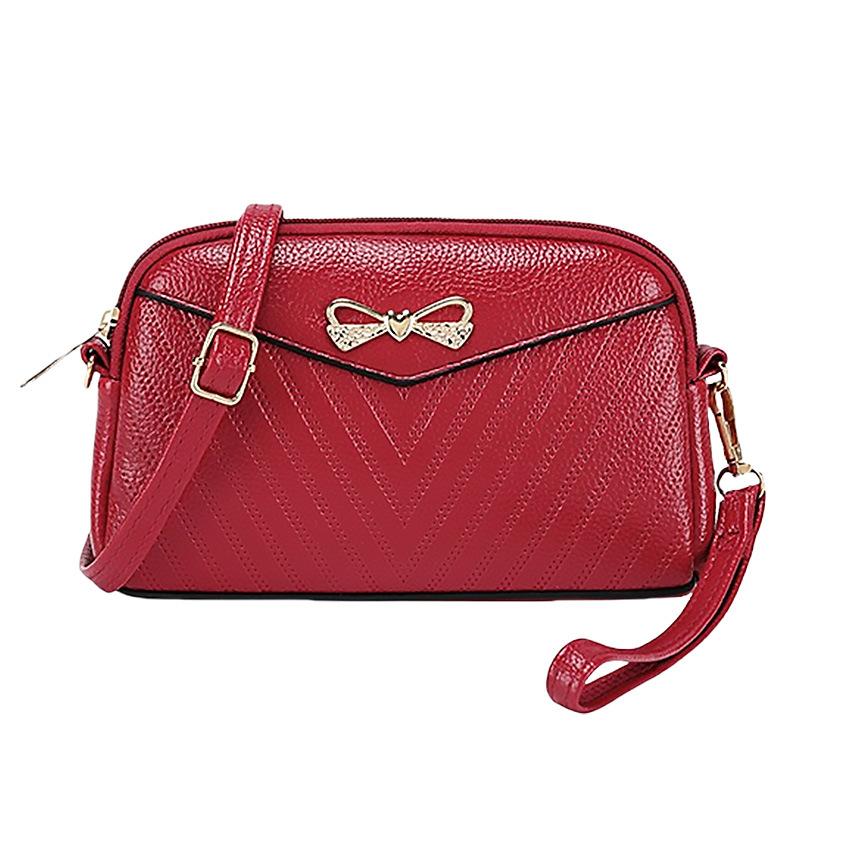New Small Bag for Summer Women's Handheld Korean Crossbody Bag Soft Leather Mini Mobile Phone Bag for Work Small Bag