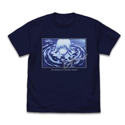2D TV Anime Shiroha Navy XL Size [Official] "Summer Pockets" "Dosukoi!" T-Shirt