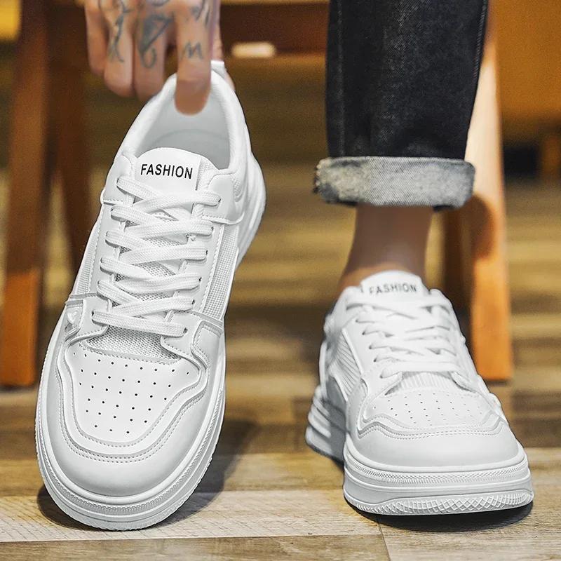 new men's comfortable outdoor sports shoes summer mesh shoes summer mesh breathable small white shoes board shoes fashion shoes