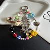 Summer Flower Cartoon Phone Strap With Pvc Beads And Cute Pendant For Girls And Teens