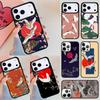 Japanese Style Crane Cherry Phone Case For iPhone 17 Air 14 15 13 12 Max Cover For Apple 14 15 16 16e 11 Pro Max Plus