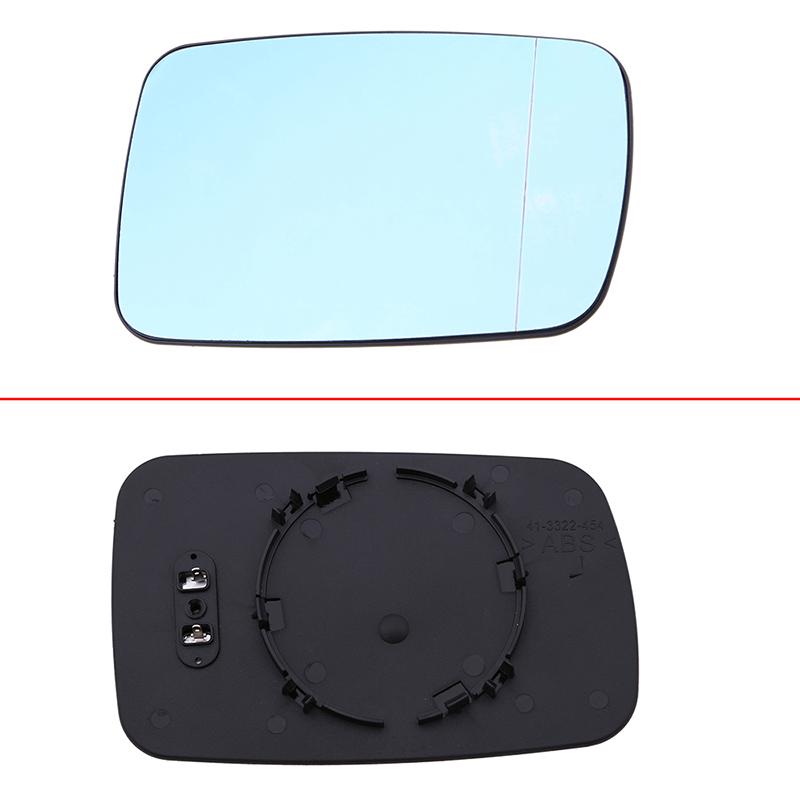 Blue Right Mirror Glass Heated for BMW 3-Series E46 Sedan//Wagon//Compact 98-06