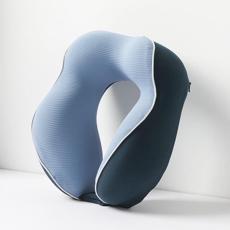 Travel U-Shaped Neck Pillow With Removable Cover Memory Foam Airplane Car Office Nap Adult Comfort Support