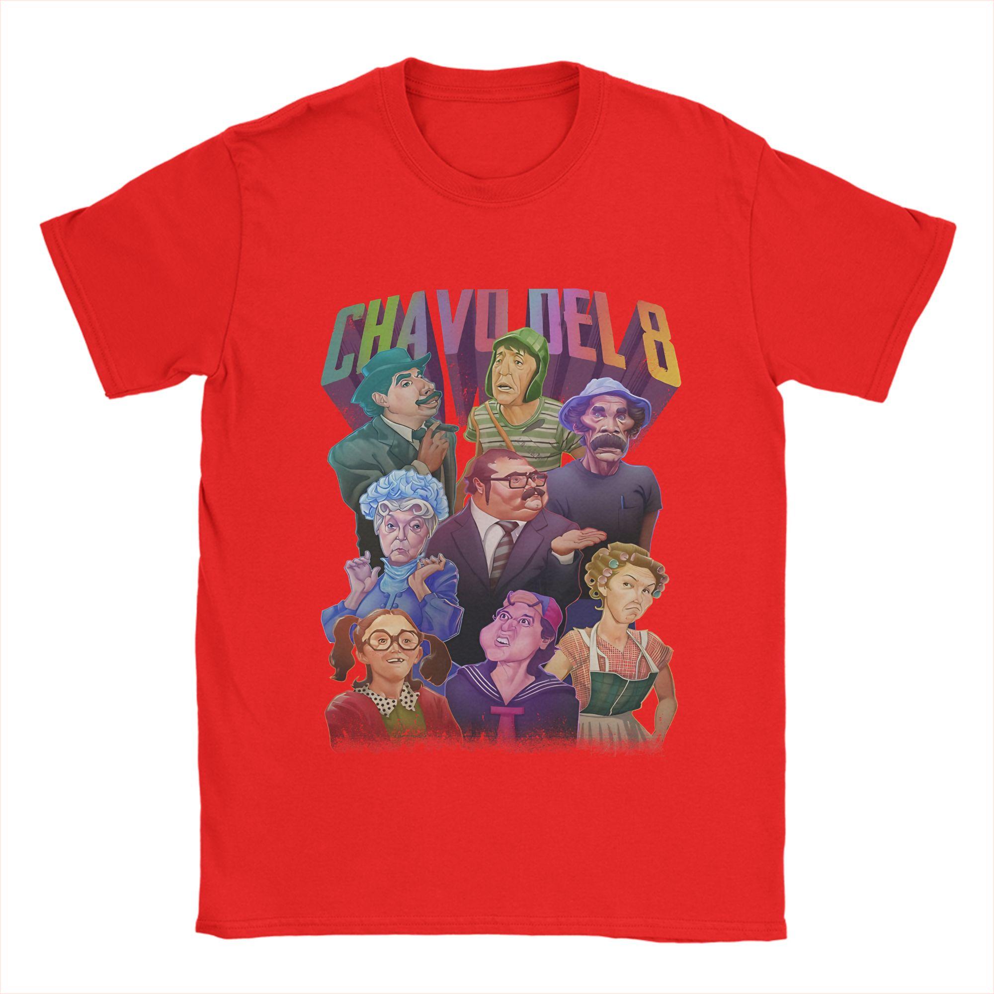 

T Shirt Summer El Chavo Del Ocho Y2K Fun T Shirts 100 Cotton Harajuku Tshirt For Unisexs Short Sleeve Design Clothes S