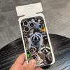 Cute Raccoon Phone Case For IPhone 17 Air 16 E Pro Max 15 14 13 Mini 12 Pro 11 Max Plus Black Soft Shell