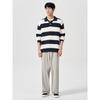 Garment-Dyed Wide Pants Light Gray
