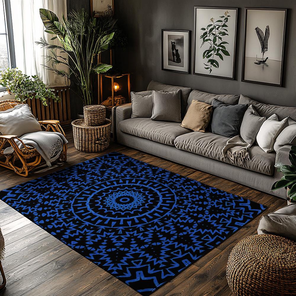 Floor Mat Washable Non Slip Indoor Outdoor Doormat Area Rug Geometric Pattern Home Decor Living Room Bedroom Carpet Modern Desig