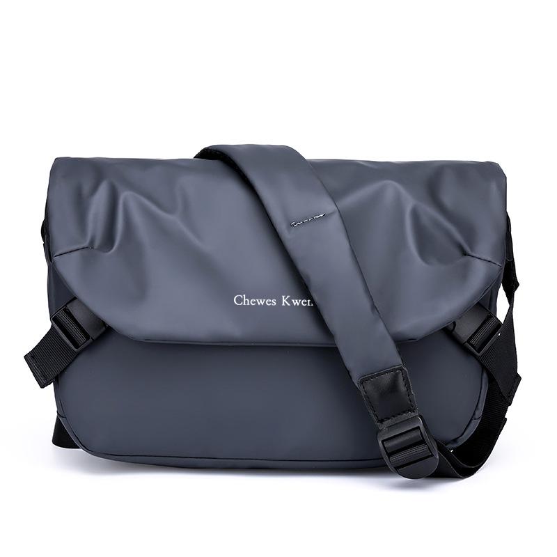 

Сумка через плечо, Мужская одноплечевая сумка, Модная и высококлассная. Сумка почтальона, Модная сумка через плечо, Мужская сумка из ткани Оксфорд серый