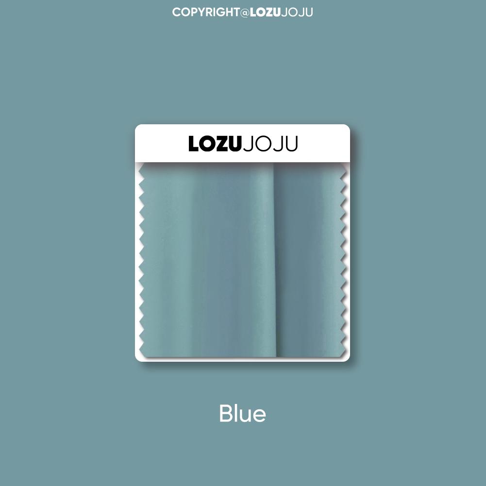 1 Stück LOZUJOJU 70–80 % Verdunkelung, einfarbige Verdunkelungsvorhänge mit gerüschtem Rand für Wohnzimmer, Schlafzimmer, Heimdekoration