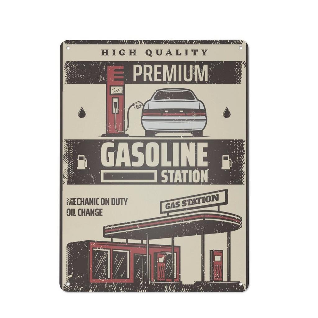 1 Pack Distressed Metal Sign with Rusted Antique Appearance for Bars Home Walls, Sizing Options 20x30cm or 30x40cm