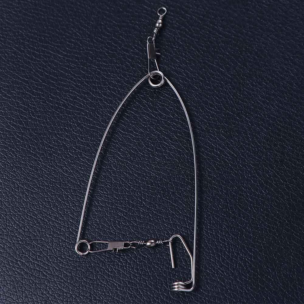 Steel Automatic Fishing Device Automatic Fishing Hook Trigger Spring Hook Spring Ejection Hook