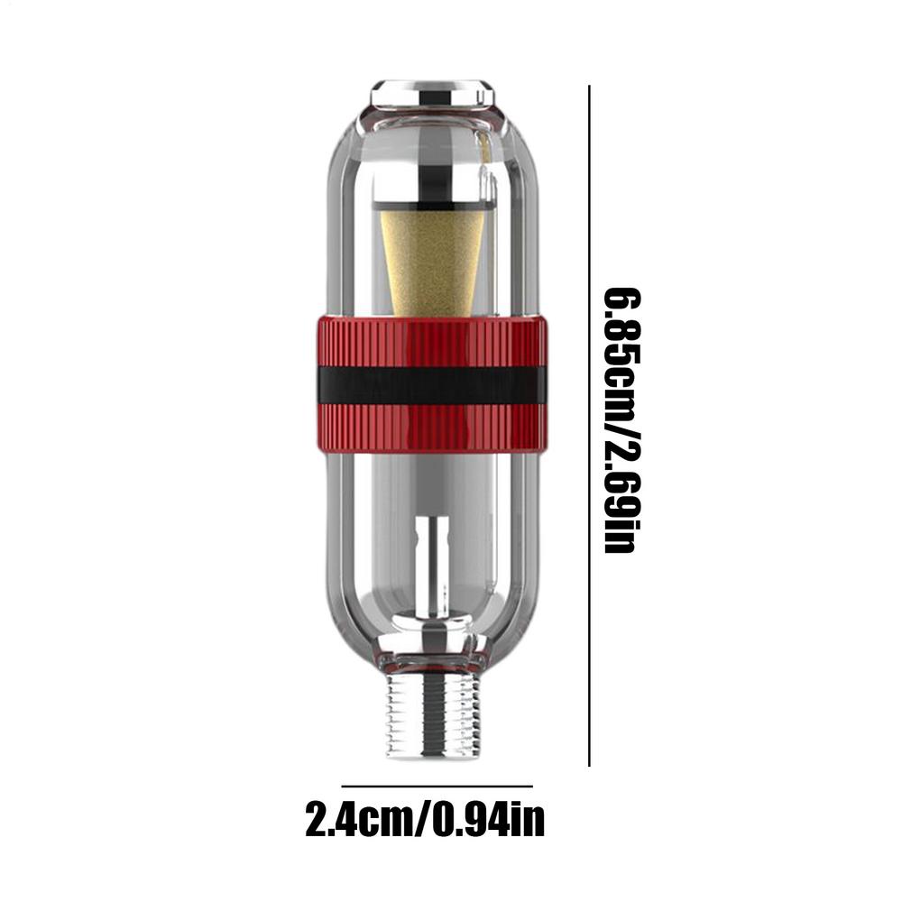

Precision Airbrush Filter with Quick-Release, Compact Water Oil Separator for Air Compressor Model Painting & Industrial червоний