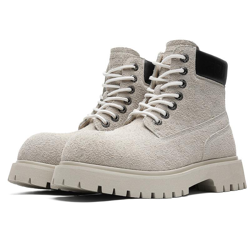 Großer Kopf Outdoor High-Top Wüstenstiefel Martin Stiefel Erhöhende Plateau-Schuhe Zeigen Orgasmus Lokomotive Stiefel