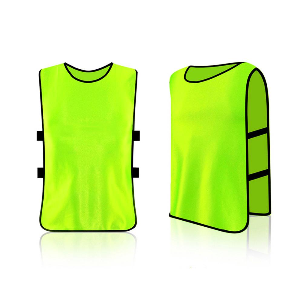 12 Pack Football Jerseys, Adult Quick Dry Vests with Elastic Strap for Football, Basketball, Volleyball