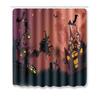 Halloween Shower Curtain Floor Mat Combination Four-Piece Set Bathroom Toilet Carpet Door Mat