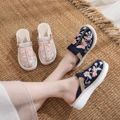 Modische Ethno-Stil Bestickte Stoffschuhe Hanfu Schuhe
