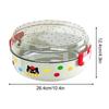 Fruit Serving Tray Double Layer Food Storage Organizer Plate With Drainage Fruit Plate Serving Tray For Nut Candy Charcuterie