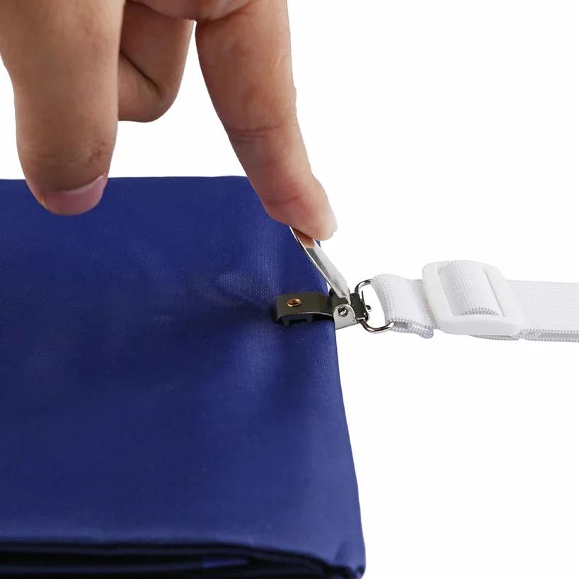 4 adet Ayarlanabilir Çarşaf Bağlantı Elemanları Sapanlar Elastik Yatak Örtüsü Köşe Tutucu Klip Tutucular Askı Kordon Kanca Döngü Klipsler