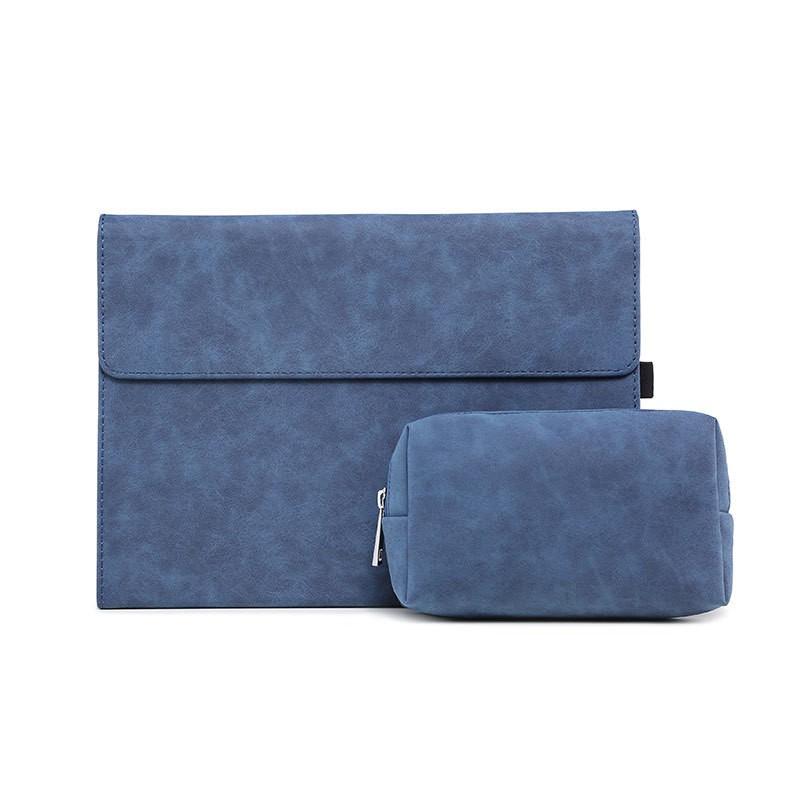 Surface Pro 8 Full Coverage Business Slim Case With Handmade Faux Leather Lightweight Protective Cover Office Travel