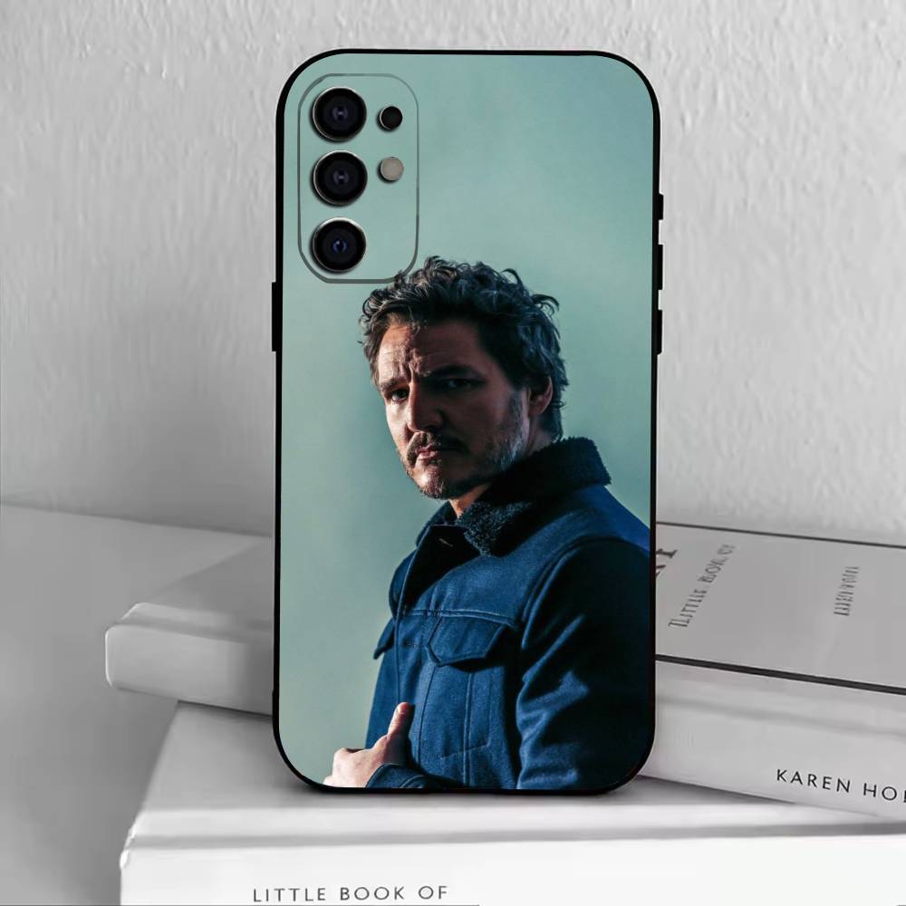 P-Pedro Pascal Phone Case Black Silicone Soft For Samsung S25,S24,S21,S22,S23,S30,Ultra,S20,Plus,Fe,Lite