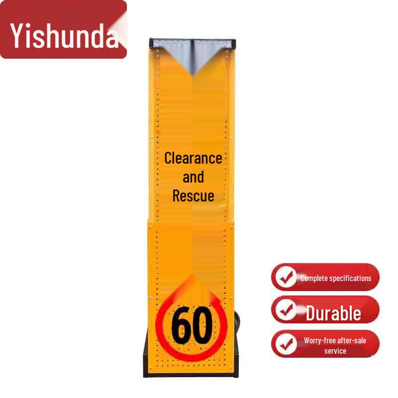 Yishunda Mobile Telescopic Flashing Road Safety Sign