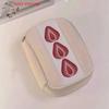 (YOUU06)Cute Embroidered Strawberry Pencil Case Stationery Pen Box Multi Functional Large Capacity Makeup Bag Storage Bag