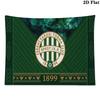 Ferencvárosi TC Wall Tapestry Aesthetic Wall Hanging Printed Fabric Blanket Decorative Tapestries for Bedroom Living Room Home Decor