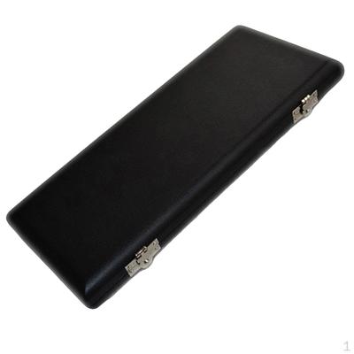 Black PU Leather Oboe Reed Case Box for 20 Woodwind Instrument Parts