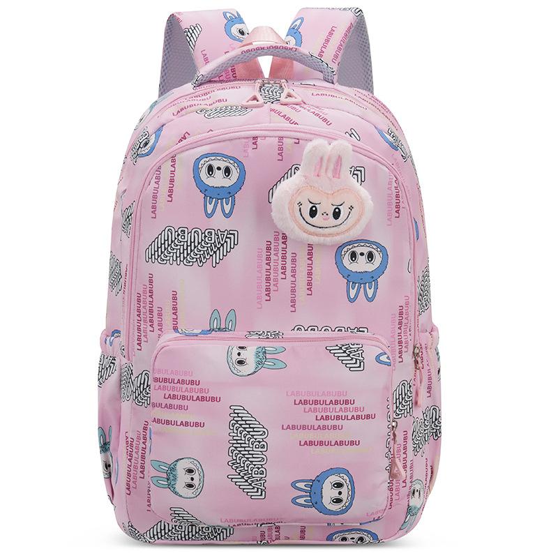 

Школьный рюкзак Labu милый мультяшный школьный рюкзак женский большой вместимости для четвертого, пятого и шестого классов легкий водонепроницаемый рюкзак большой вместимости