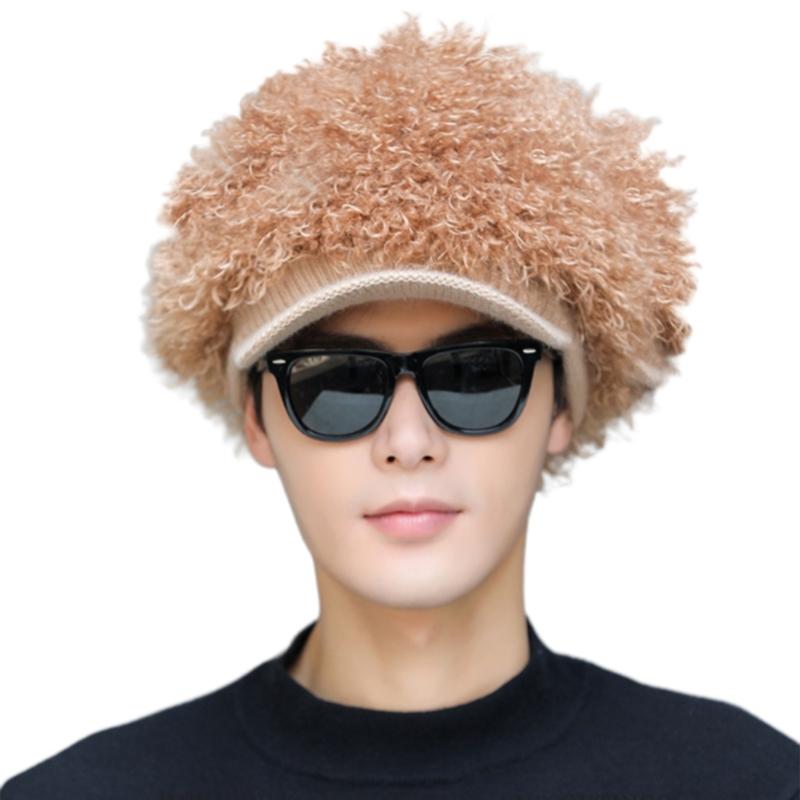Luxurious Plush Knitted Hat Trendy Portable Hat Soft Fashionable Hat for Hiking and Everyday Fashion Accessory